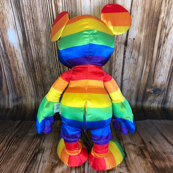 Mickey Mouse Rainbow Disney Plush 2019 Pride Limited Edition - Picture 8 of 8